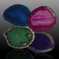 瑪瑙コースター4点セット